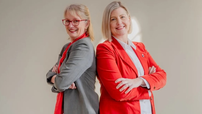 Cicada chair Dr Katherine Woodthorpe and chief executive Sally-Ann Williams.