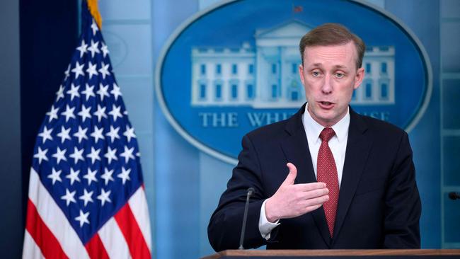 US National Security Adviser Jake Sullivan said Saudi Arabia is keen to build on the Abraham Accords, normalise relations with Israel and solidify a regional coalition to contain and deter Iran. Picture: AFP