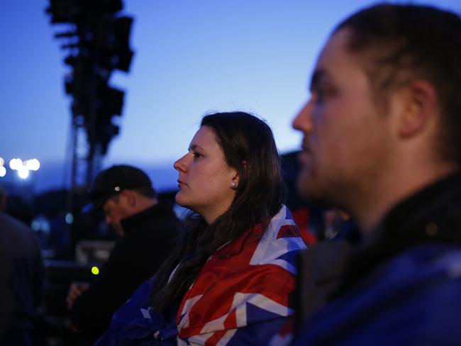 Aussies attended the dawn service in droves. Picture: AP Photo/Emrah Gurel