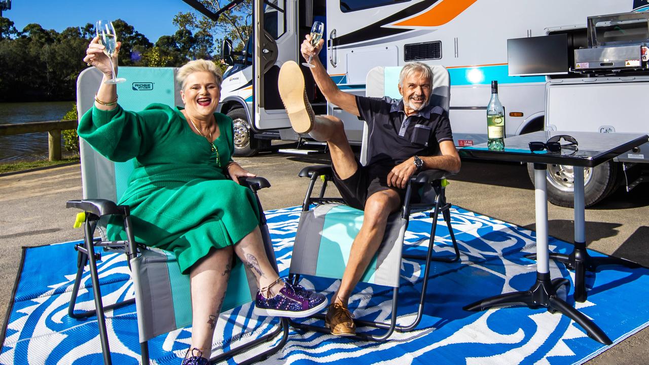 Bob and Janina Kulig have bought a luxury motorhome. Picture: Nigel Hallett