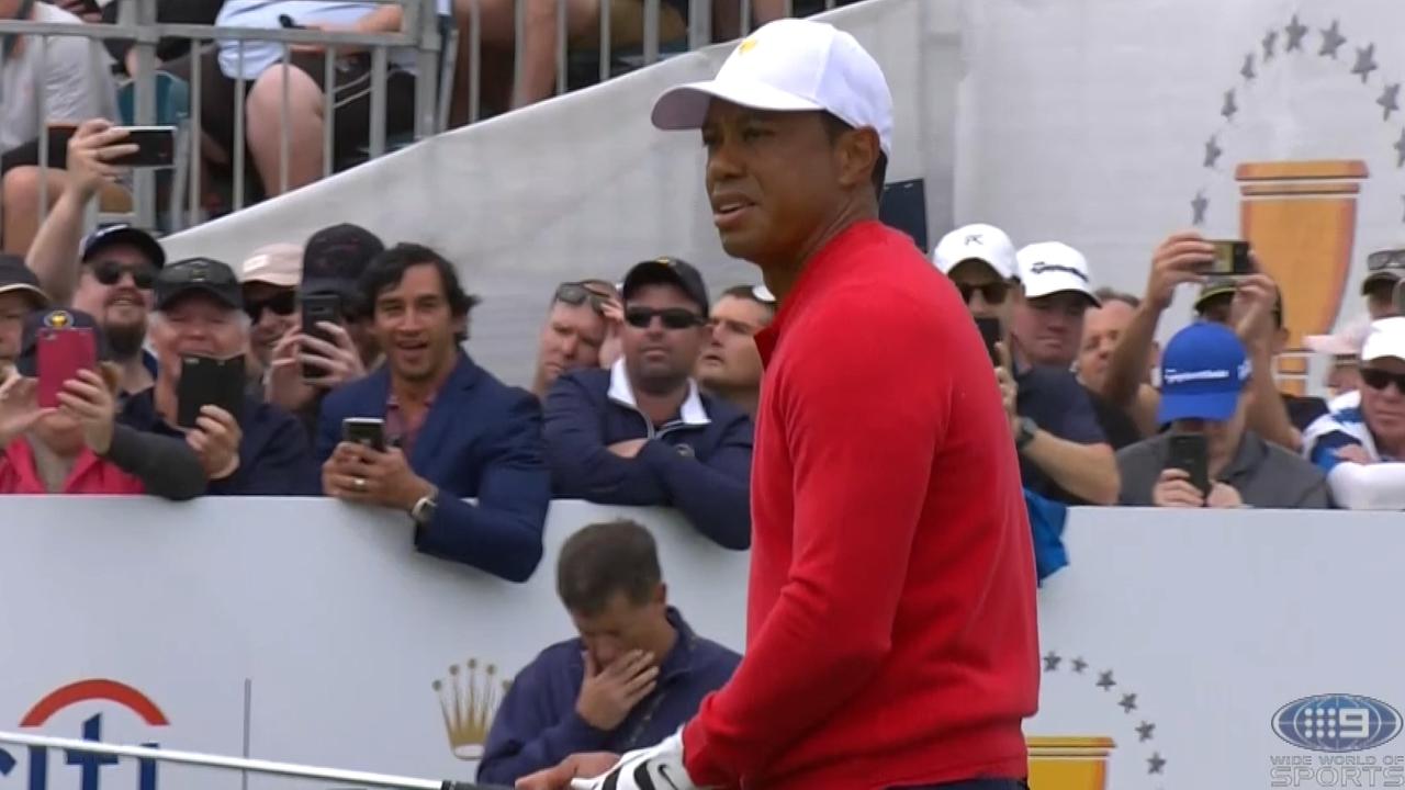 JT got out to cheer on Tiger.