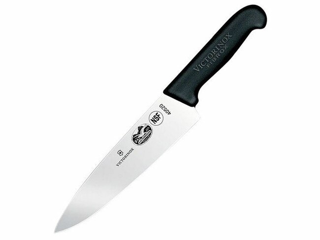 Victorinox 20cm Fibrox Chef’s Knife. Supplied