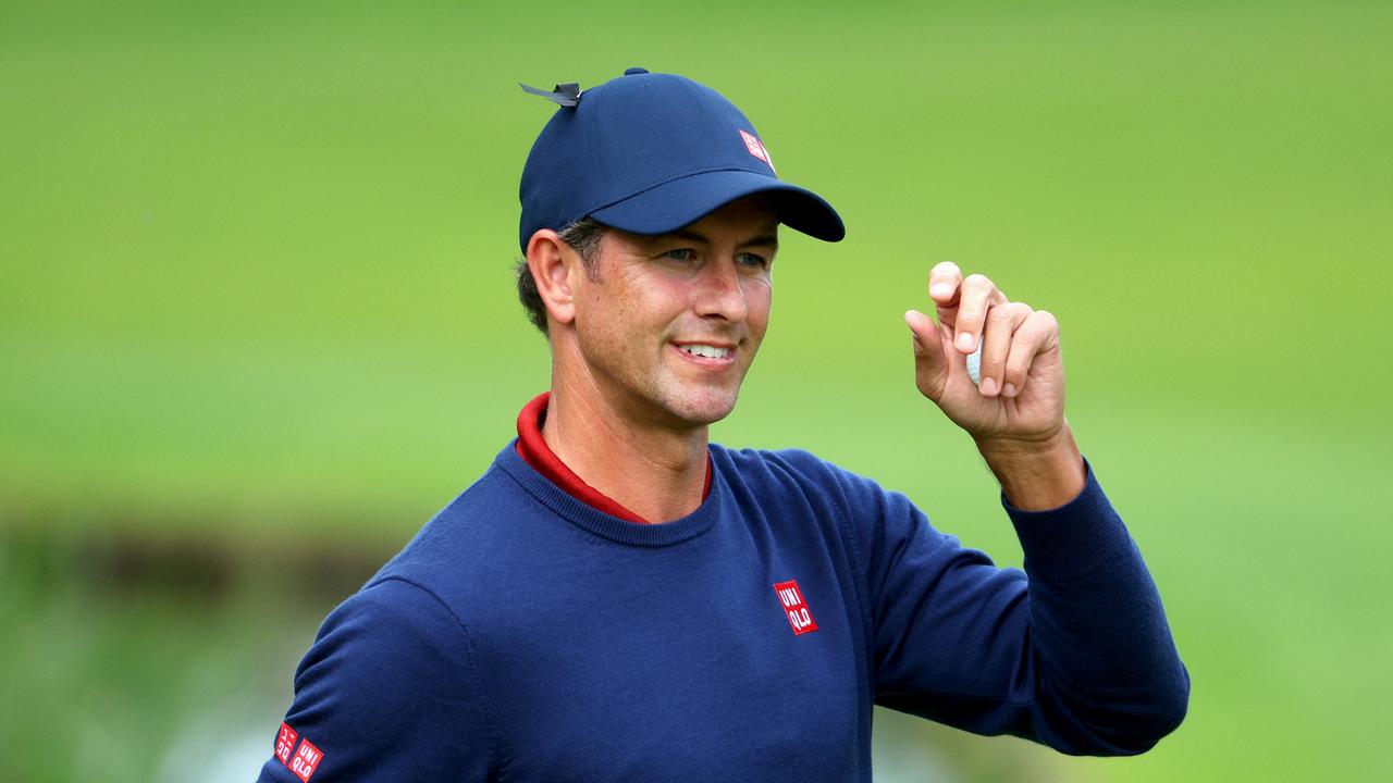 Australian Adam Scott will feature in this week’s Presidents Cup. Photo: Getty Images