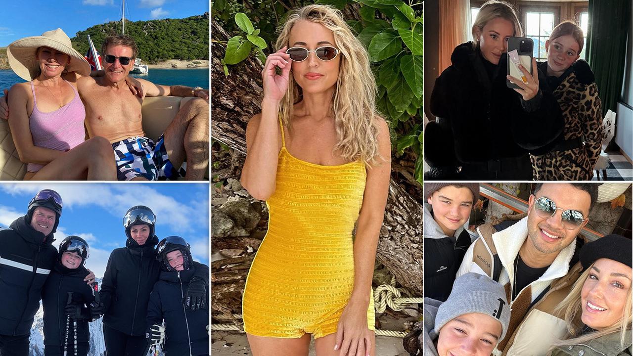 Which luxe hotspots did Aussie celebs choose for their holidays?