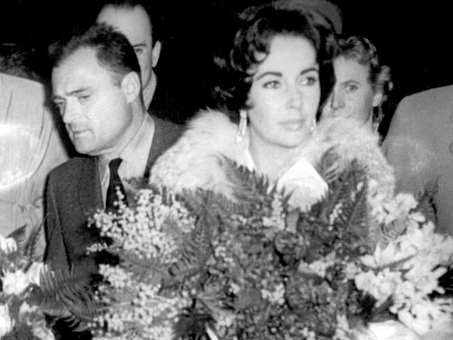 Stayed at hotel... Elizabeth Taylor pictured in Belgrade. Picture: Stevan Kragujević