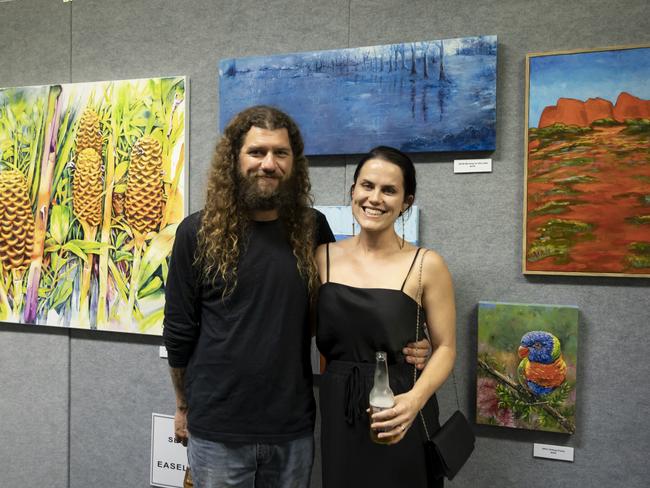 Joel and Jessica Steel at the Woollam Art on Show Awards 2022. Picture: Contributed