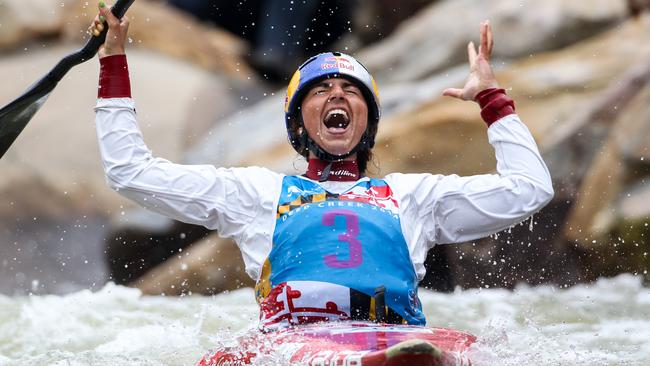 Golden Girl Jessica Fox wins historic double at canoe ...