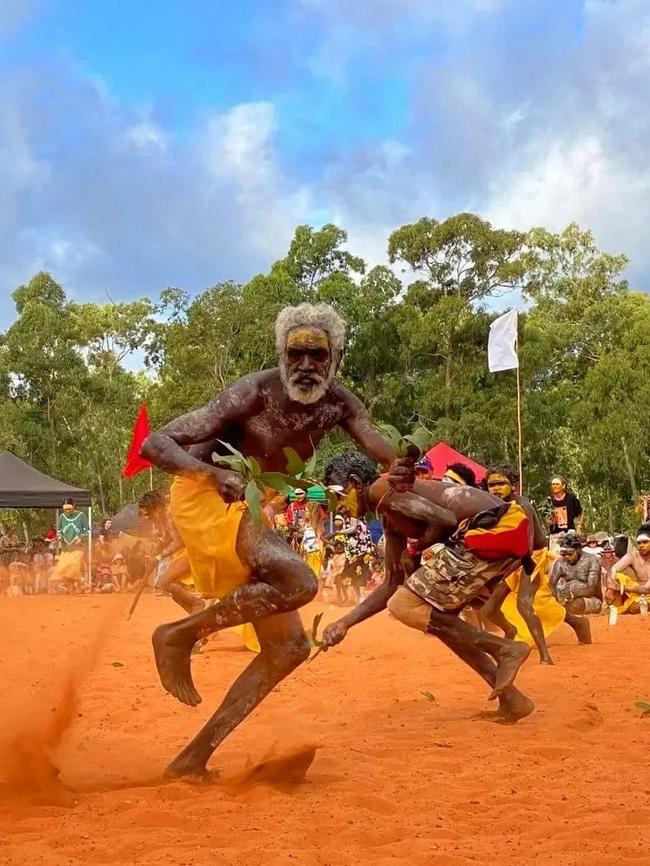 The East Arnhem Land official Facebook page crowned this image of the Garma Festival as the second best photo of the year. Picture: Facebook / East Arnhem Land