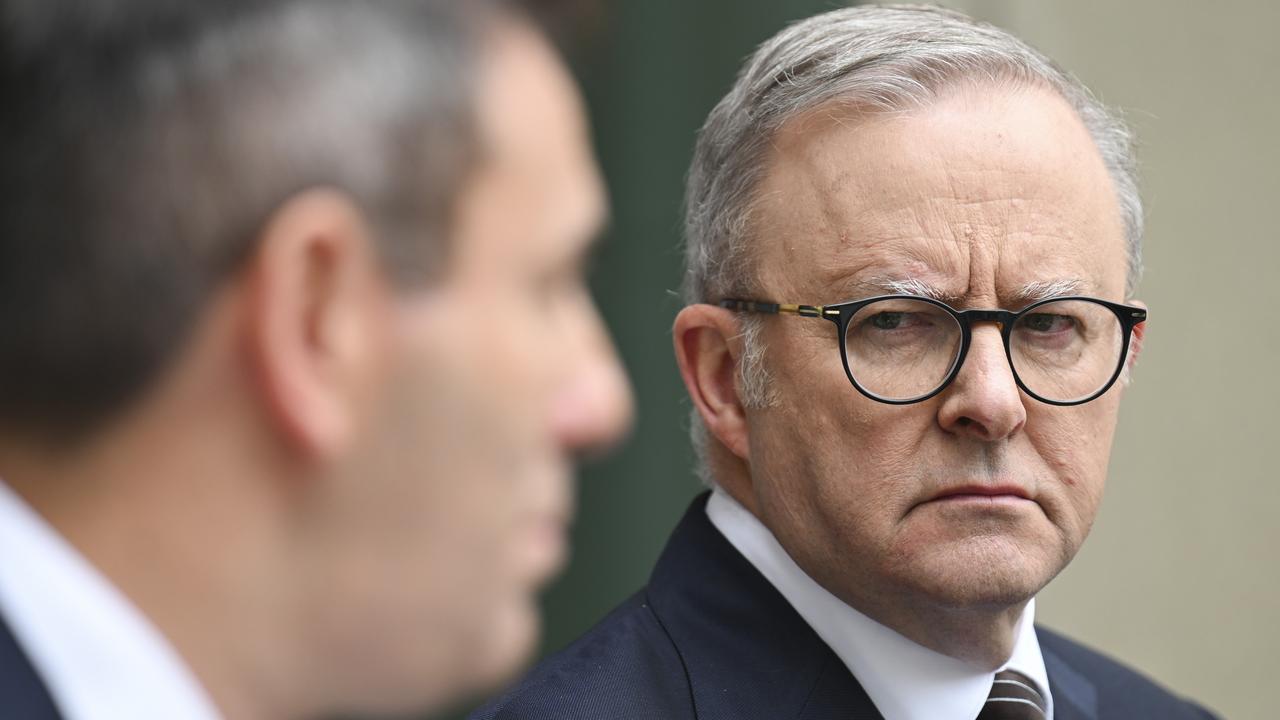 Prime Minister Anthony Albanese (right) with Treasurer Jim Chalmers