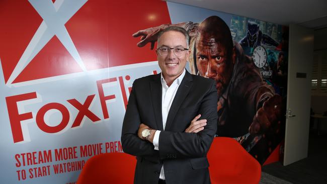 Foxtel boss Patrick Delaney. Picture: Britta Campion