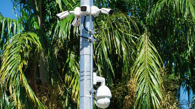 Some of the high technology installations in Darwin. Picture: Glenn Campbell