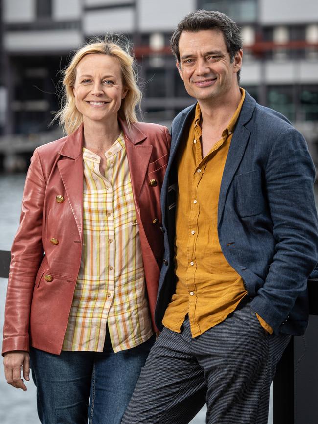 Marta Dusseldorp and Ben Winspear.