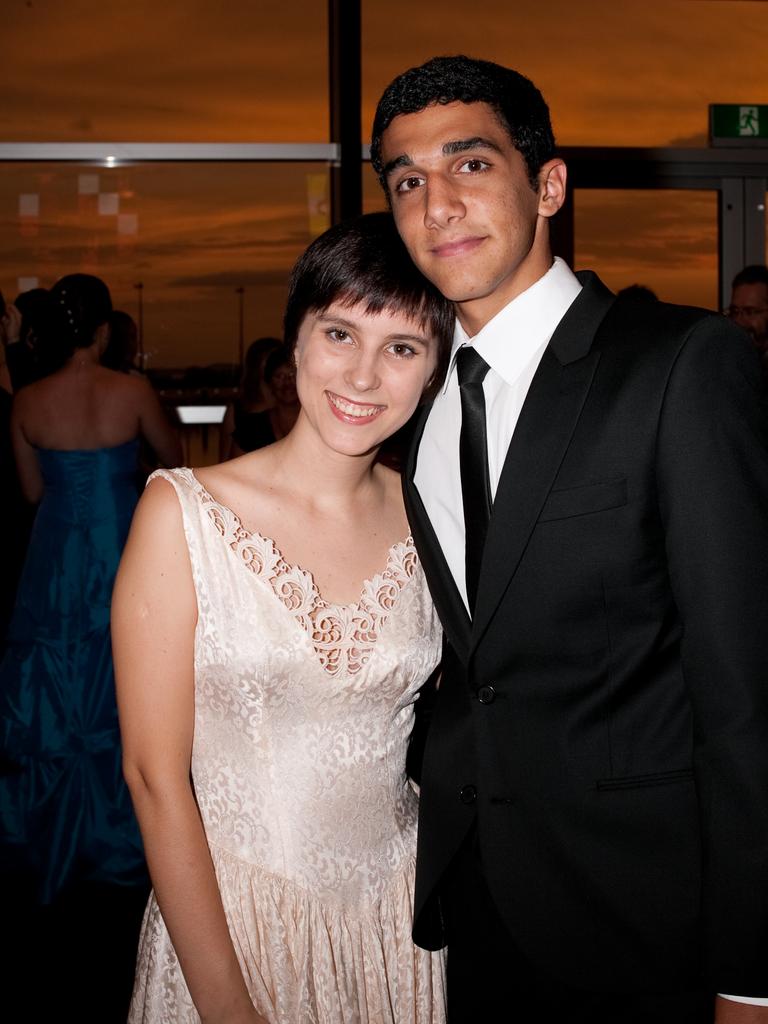 Polly Henry and Nadim Moummar at the 2009 Kormilda College formal. Picture: NT NEWS