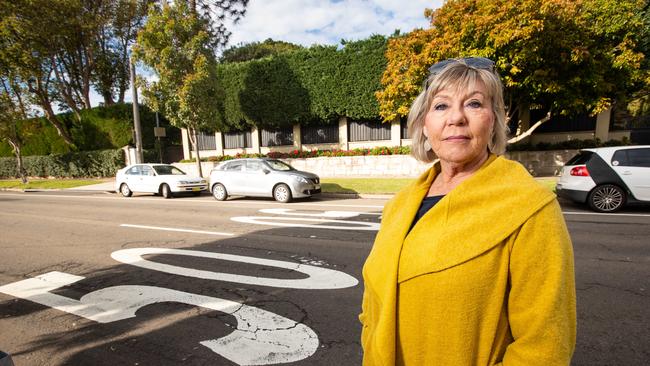 Mosman councillor Libby Moline has spoken out about the road awareness of students glued to mobile phones.