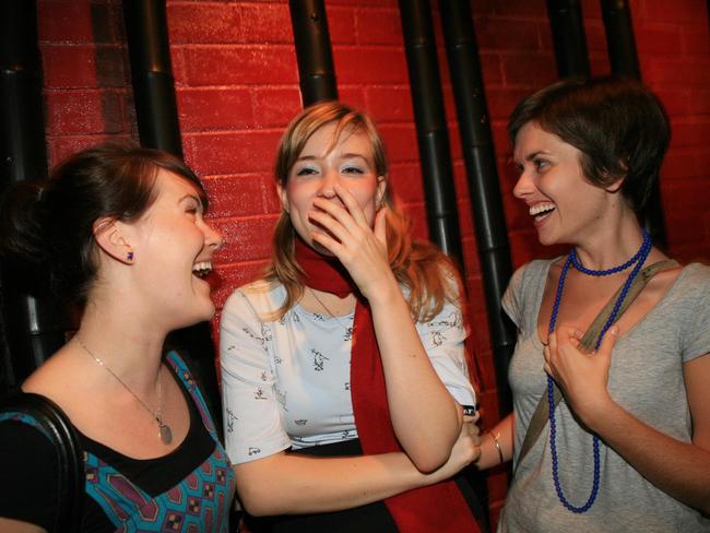 Emma Ladewig, Meg Bauer and Lisa Pawley