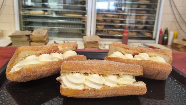 Clarendon Bakery’s Black Forest doughnut has gained itself a cult following. Picture: Clarendon Bakery