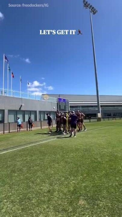 AFL clubs back at training