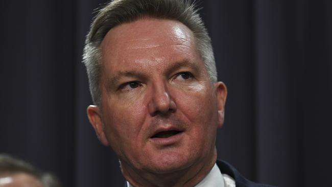 Climate Change and Energy Minister Chris Bowen is facing calls to underwrite new gas investment. Picture: NCA NewsWire / Martin Ollman