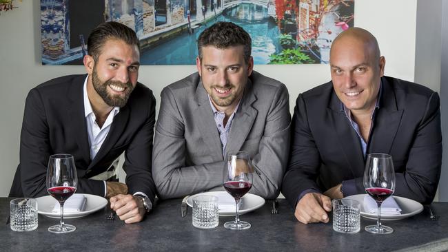 Cicchetti co-owners Luca Giacomin, Enrico Semenzato and Marco De Vincentiis.