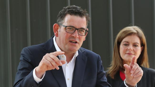 Premier Daniel Andrews is expected to give a Covid update on Tuesday. Picture: David Crosling