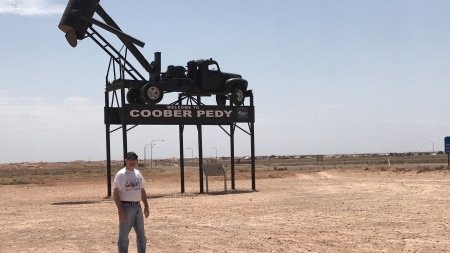 Rod Clements is studying health at Charles Darwin University in Alice Springs, all in a bid to give back to his new-found home of Coober Pedy. Picture: Supplied