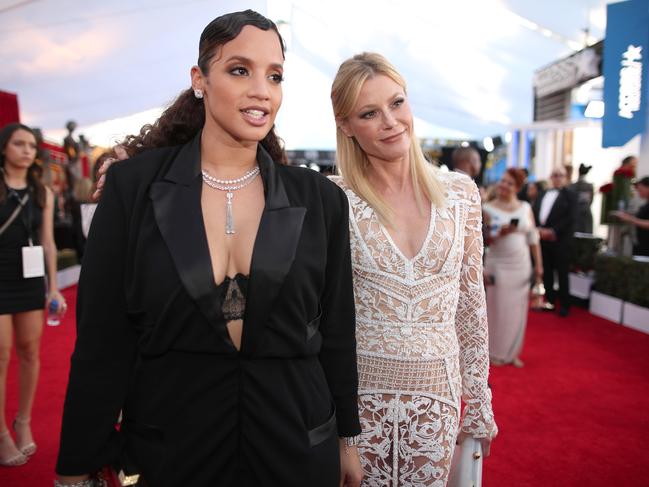 Dascha Polanco and Julie Bowen attend The 23rd Annual Screen Actors Guild Awards at The Shrine Auditorium on January 29, 2017 in Los Angeles, California. Picture: Getty