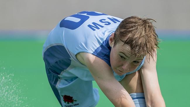 Young NSW hockey player Toby Collins is competing in Bathurst.