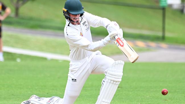 Iona batsman Harley Malpass scored a century. Picture, John Gass