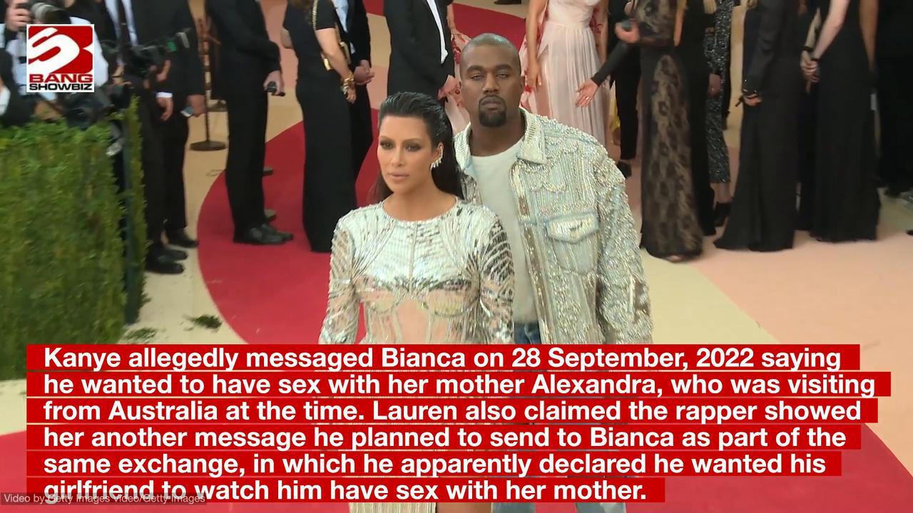 Kanye West allegedly told his wife Bianca Censori he wanted to have sex with her mother