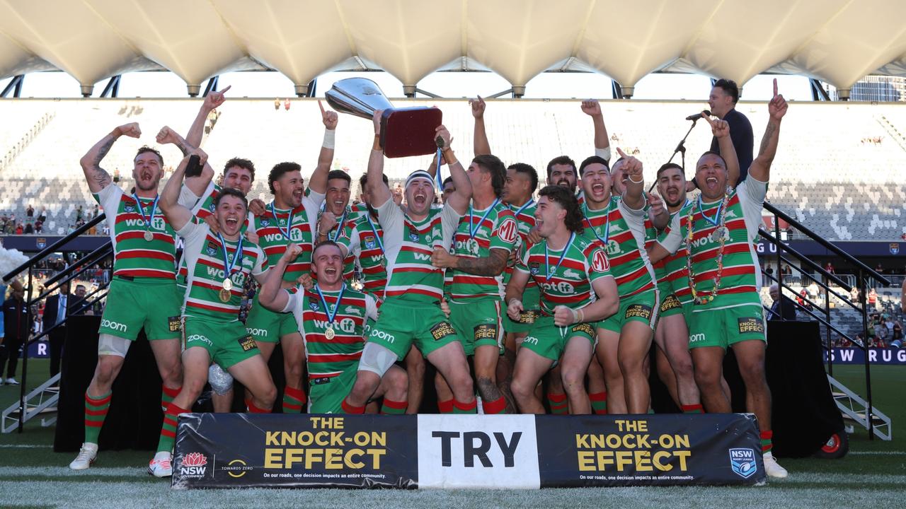 Joe O’Callaghan coaches South Sydney to the NSW Cup premiership Photo: Steve Montgomery