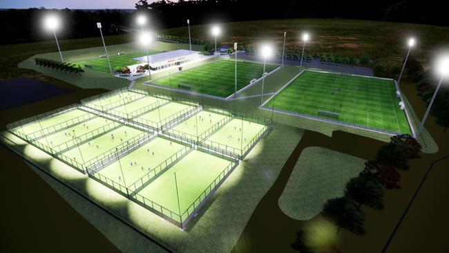 The State Centre of Football, which will get an extra $5m funding. Picture: Supplied.