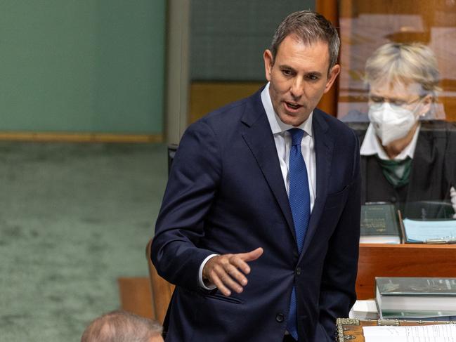 Treasurer Jim Chalmers has delivered the 2023 federal budget in the House of Representatives. Picture: NCA NewsWire / Gary Ramage