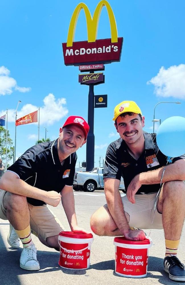 Archie and Bretz get involved with charities and local causes. Picture: Instagram / Power 100 Townsville