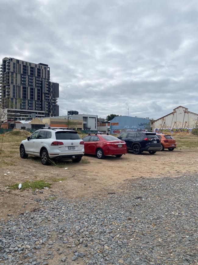 A vacant Lot on Gouger St that was slated for major development. Picture: Tia Ewen