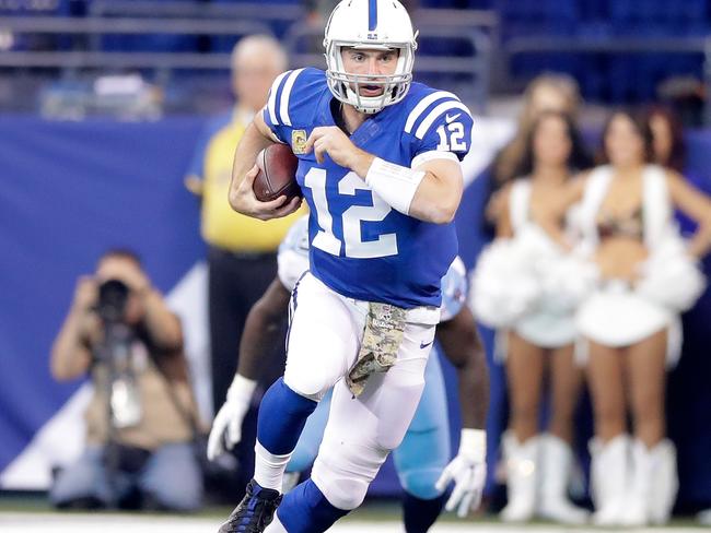 Andrew Luck says footballers can’t be judged by the size of their contracts. Photo: Getty Images