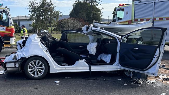 A North Mackay man has been charged following a shocking three-vehicle crash that had sent a woman to hospital in a critical condition and damaged a water pump station on July 11. Picture: Heidi Petith