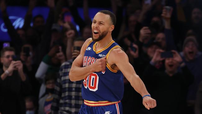It was party time in New York. (Photo by Al Bello/Getty Images)