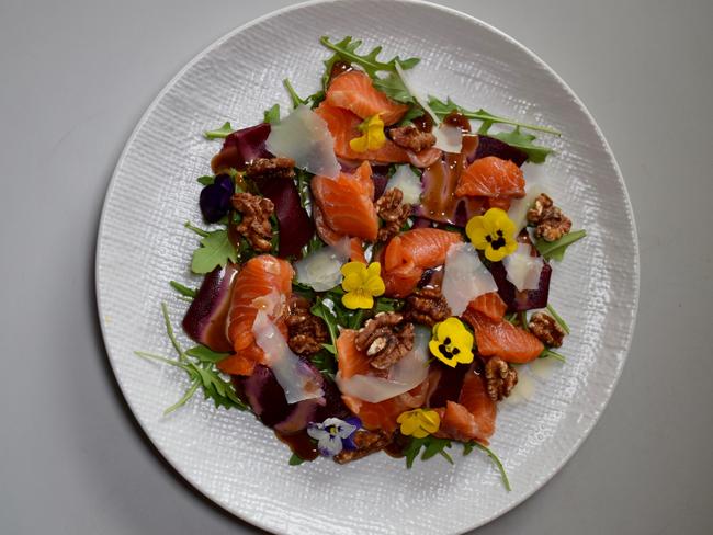 Avenue on George’s Cured Trout Salad. Picture: Jenifer Jagielski