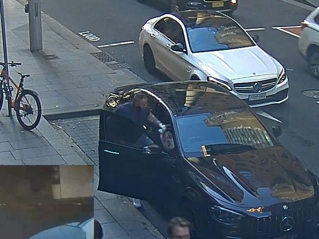 Yusuf Nazlioglu stealing a car in Sydney in May 2022. Picture: Supplied