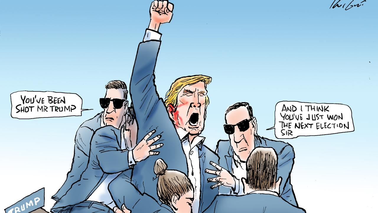 Mark Knight cartoon for Herald Sun, July 15, 2024