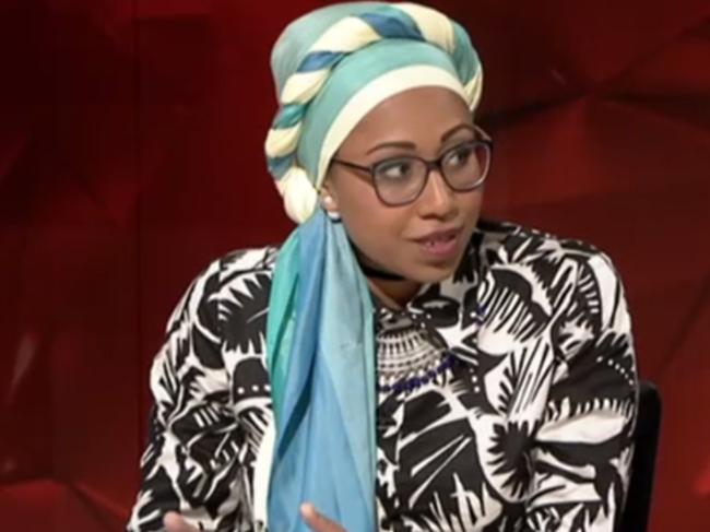 Yassmin Abdel-Magied on Q and A. Picture: ABC