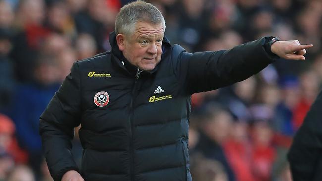 Could Chris Wilder take the Blades into Europe’s elite? Photo: Lindsey Parnaby / AFP