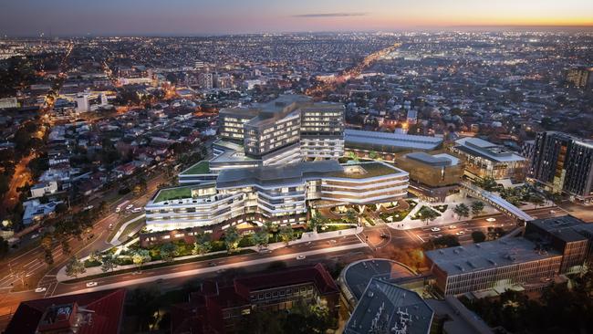 An artist’s impression of the $1.5 billion Footscray Hospital.