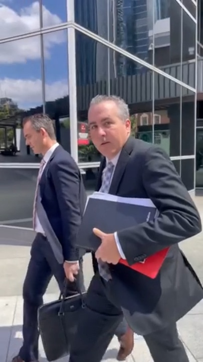 Labor MP Jimmy Sullivan at court 