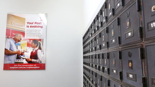 Australia Post has redeployed 9800 staff, it says in a bid to save jobs.