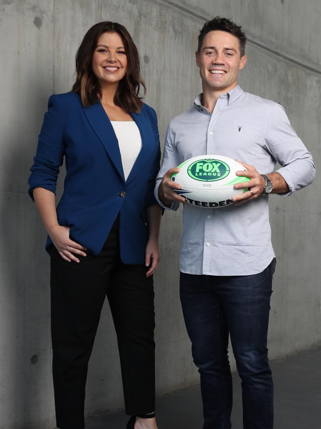 Cooper Cronk will join Yvonne Sampson on Fox Sports again this year. Picture: David Swift.