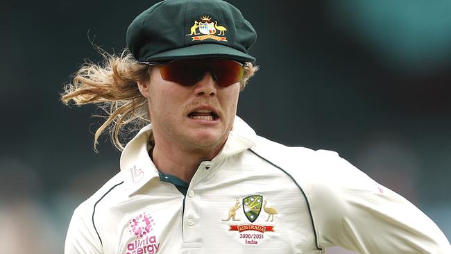 Australia's Will Pucovski in the field during Day 2 of the Test match between Australia and India at the SCG. Picture. Phil Hillyard