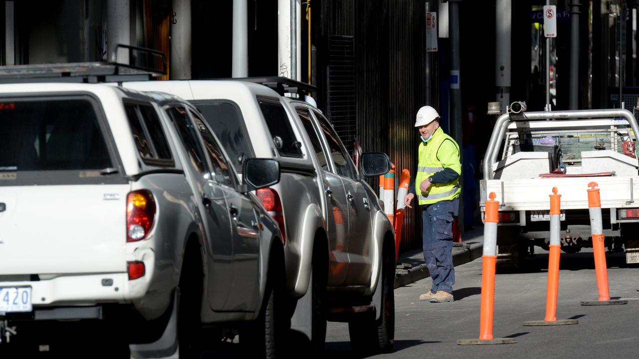 Inner-city street parking is scarce, with tradies, residents and commuters competing for spots. Picture: Andrew Henshaw