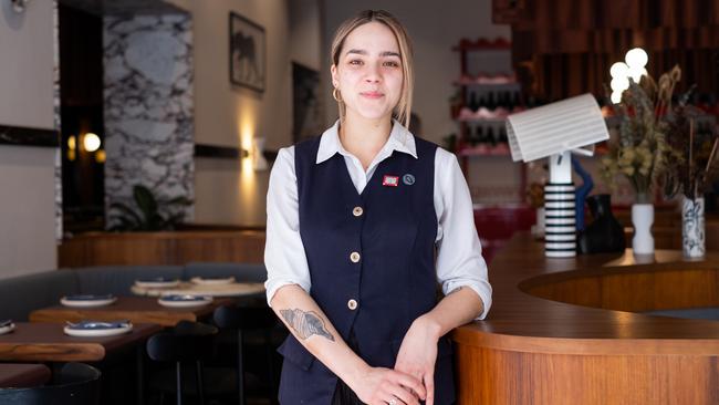 Bartender Courtney Price from Fugazzi Bar and Dining Room.