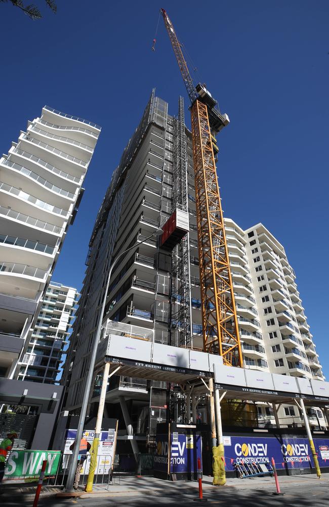 Natura is one of six projects underway on the Gold Coast. 112 The Esplanade, Burleigh Heads. Picture: Glenn Hampson